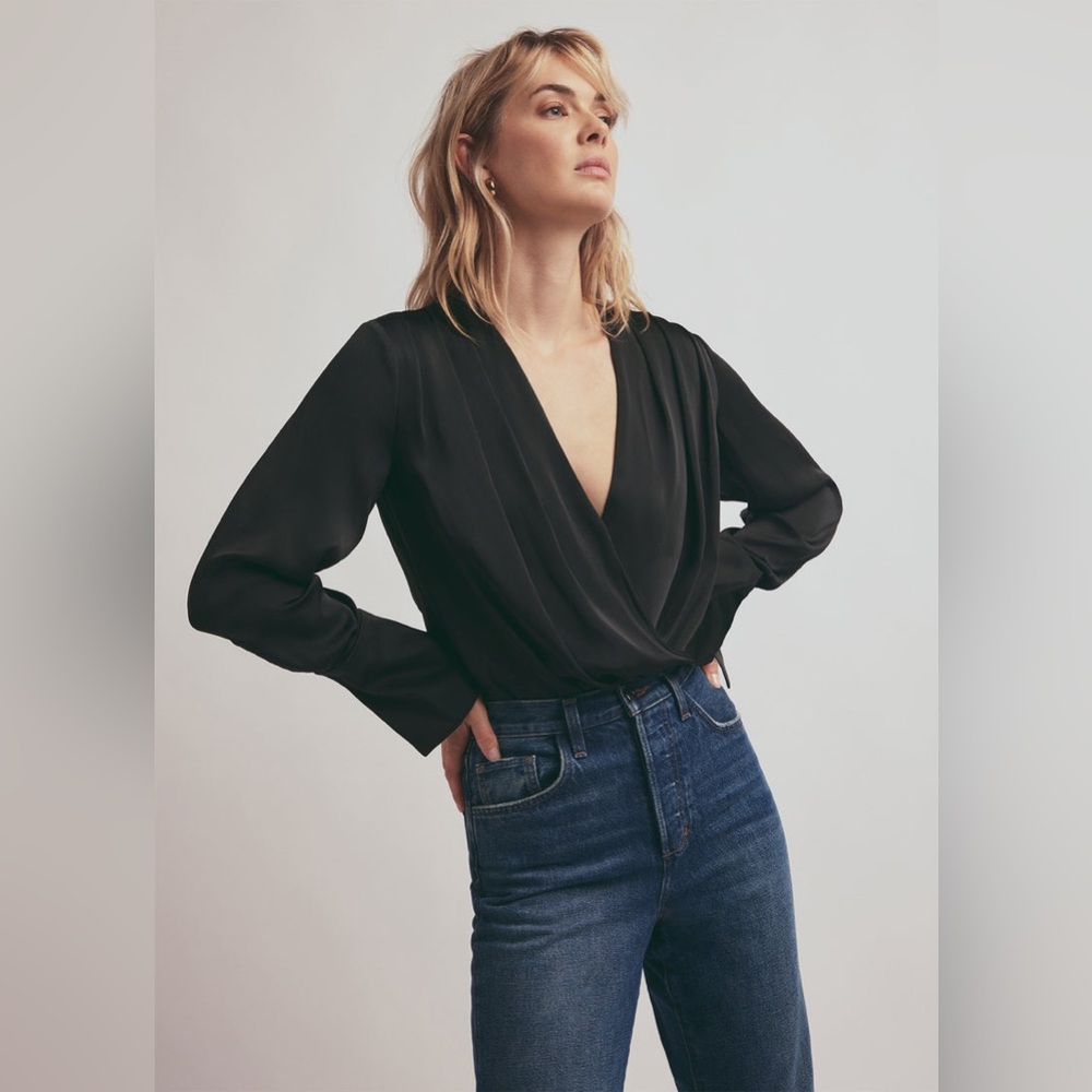 Favorite Daughter The Date Blouse - Black NWT